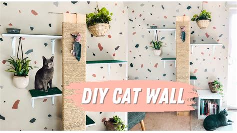 renter friendly cat shelves|10 DIY Cat Climbing Wall Plans for Your House (With Pictures)